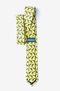 Toucans Yellow Skinny Tie Photo (1)