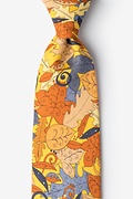 Falling Leaves Yellow Tie Photo (0)
