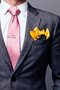 Joe Yellow Pocket Square Photo (2)