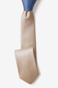 Panel Stripe Yellow Skinny Tie Photo (0)