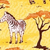 Yellow Polyester Zebra