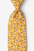 Zebra Yellow Tie Photo (0)