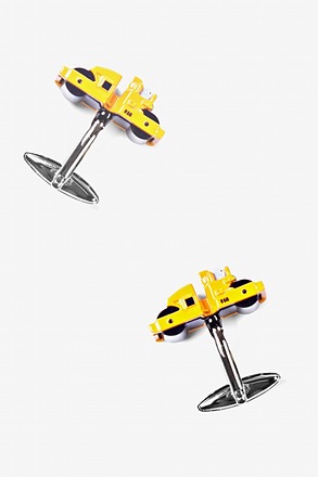 Roller Trucks Yellow Cufflinks