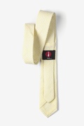 Yellow Kensington Seersucker Skinny Tie Photo (2)