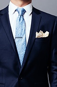 Yellow Seersucker Stripe Pocket Square Photo (3)