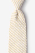 Yellow Seersucker Stripe Tie Photo (0)