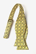 Bit by Bit Yellow Self-Tie Bow Tie Photo (1)
