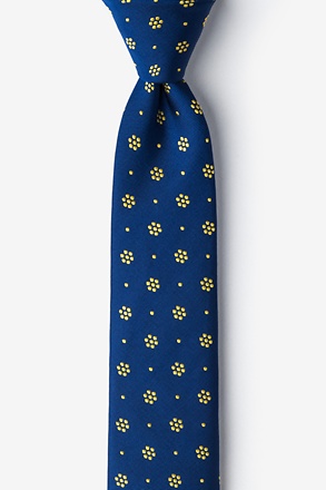 _Bomeo Yellow Skinny Tie_