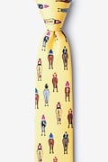 Bringing Up the Rear Yellow Skinny Tie Photo (0)
