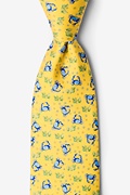 Crabs & Bubbles Yellow Tie Photo (0)