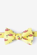 Drinks Like a Fish Yellow Self-Tie Bow Tie Photo (0)