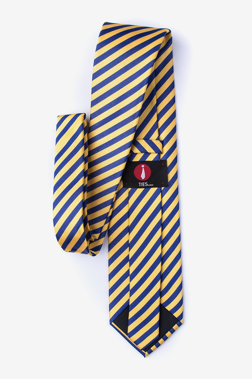 Yellow Silk Glyde Extra Long Tie