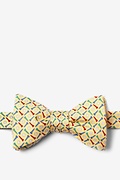 Golf Balls & Tees Yellow Self-Tie Bow Tie Photo (0)