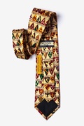 Heraldic Shields Yellow Tie Photo (1)