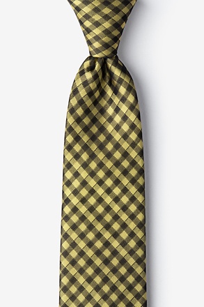 Isabela Yellow Extra Long Tie
