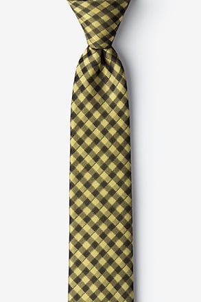 Isabela Yellow Skinny Tie