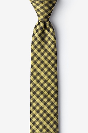 _Isabela Yellow Skinny Tie_