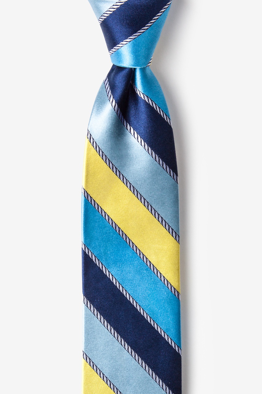 Know the Ropes Yellow Skinny Tie Photo (0)