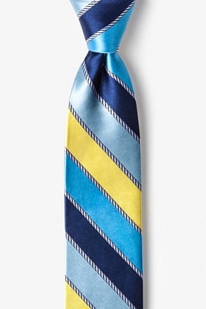 _Know the Ropes Yellow Skinny Tie_