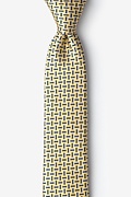 Majorca Yellow Skinny Tie Photo (0)