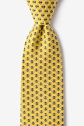 Micro Bees Yellow Tie Photo (0)