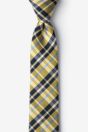 Roosevelt Yellow Skinny Tie