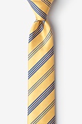 Sardinia Yellow Skinny Tie Photo (0)