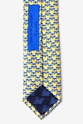 Scales Of Justice Yellow Skinny Tie Photo (2)