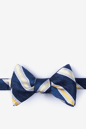 Shannon Yellow Self-Tie Bow Tie