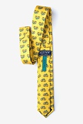 Two Tire-d Yellow Skinny Tie Photo (1)