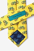 Two Tire-d Yellow Skinny Tie Photo (2)