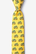Two Tire-d Yellow Skinny Tie Photo (0)