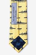 U.S. Battleships Yellow Skinny Tie Photo (2)