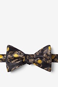 West Nile Yellow Self-Tie Bow Tie Photo (0)