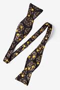 West Nile Yellow Self-Tie Bow Tie Photo (1)