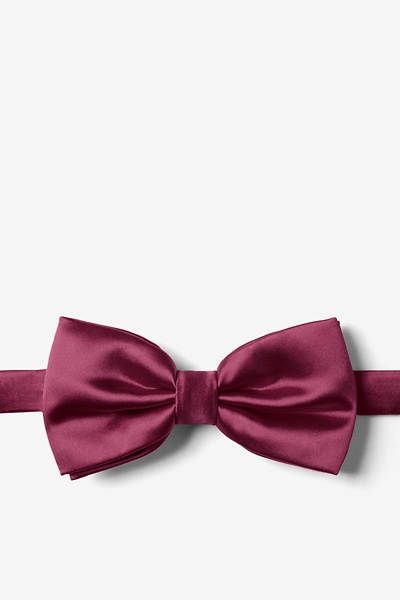 Zinfandel Microfiber Zinfandel Pre-Tied Bow Tie